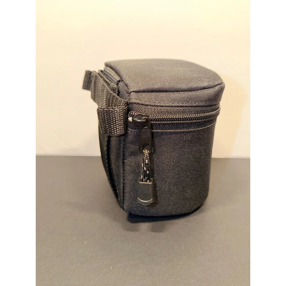 Slinger Padded Camera Soft Lens Pouch Case Black Nylon